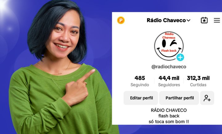 Chegamos a mais de 44.000 seguidores no TikTok